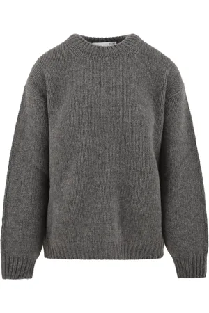 Douuod Woman Strik, Dame, Grå, S, Uld, Stilfulde Sweaters til Kvinder