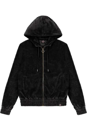 Colmar Sweathshirts & Hoodies, Dame, Sort, S, Bomuld, Sort sweater med hætte og lynlås