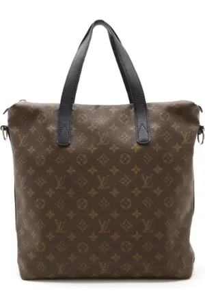 LOUIS VUITTON Pre-owned, Herre, Sort, ONE SIZE, Tyl, Pre-owned canvas tasker