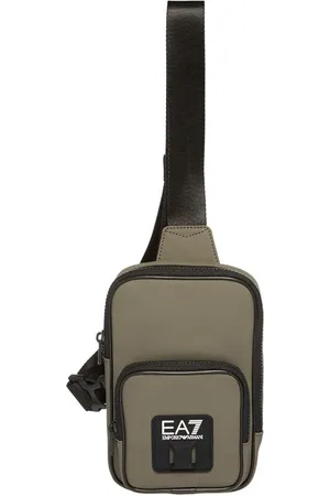Emporio Armani Taske, unisex, Grøn, ONE SIZE, Uld, Train Tech Crossbody Taske