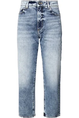 Icon Denim Jeans, Dame, Blå, W28, Denim, Blå Denim Jeans Lavet i Italien