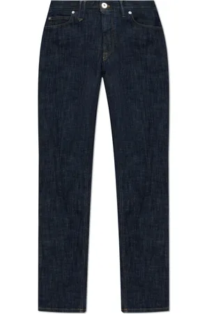 BRIONI Jeans, Herre, Blå, W35, Denim, Jeans med let indsnævrede ben