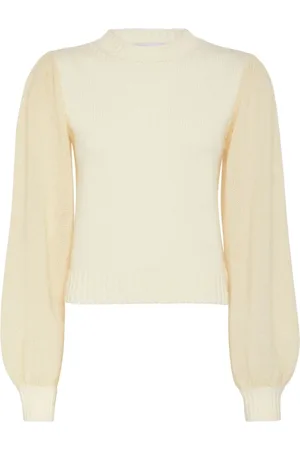 MVP Wardrobe Strik, Dame, , S, Uld, Mohair Puff Sleeve Uld Sweater