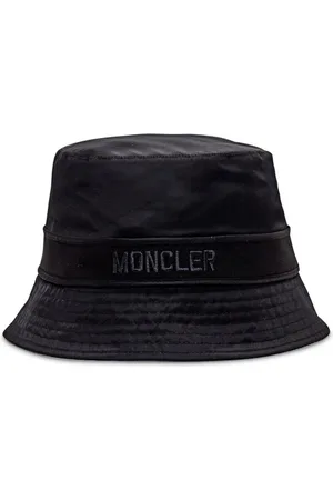 Moncler Tilbehør, Dame, Sort, M, Bomuld, Sort Bucket Cap Kvinders Tilbehør