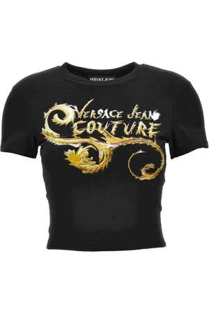 VERSACE Top, Dame, Sort, 2XS, T-shirts og Polos