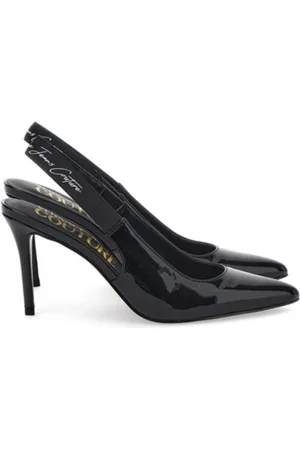 VERSACE Sko, Dame, Sort, 39 EU, Flade sko