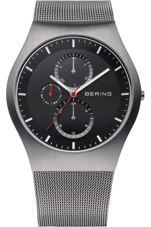Bering Tilbehør, Herre, Grå, ONE SIZE, Herreur Classic 42 mm Milanese Armbånd 11942-372