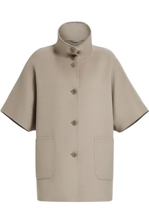 Persona by Marina Rinaldi Frakke, Dame, , 2XL, Uld, Elegant Oversized Uldfrakke