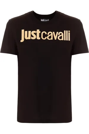 Roberto Cavalli Top, Dame, Sort, 2XS, Bomuld, T-shirts og Polos