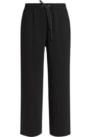 Persona by Marina Rinaldi Bukser, Dame, Sort, 4XL, Uld, Tidløse sorte afslappede bukser