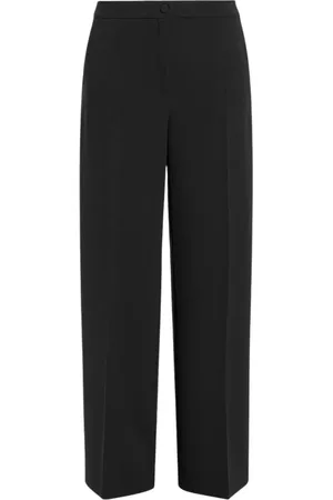 Persona by Marina Rinaldi Bukser, Dame, Sort, 4XL, Uld, Sorte Straight Leg Viigipüks