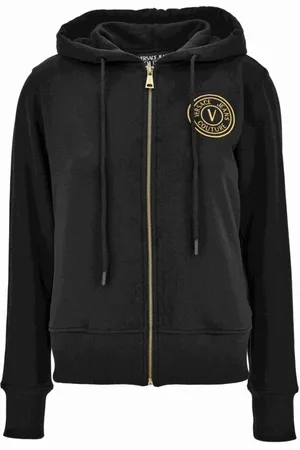 VERSACE Sweathshirts & Hoodies, Dame, Sort, M, Sweaters