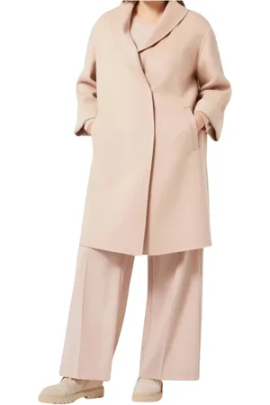 Persona by Marina Rinaldi Frakke, Dame, , 4XL, Uld, Elegant dobbeltfrakke med kashmir