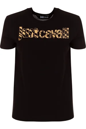 Roberto Cavalli Top, Dame, Sort, S, T-shirts og Polos