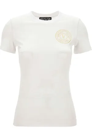 VERSACE Top, Dame, Hvid, XS, T-shirts og Polos