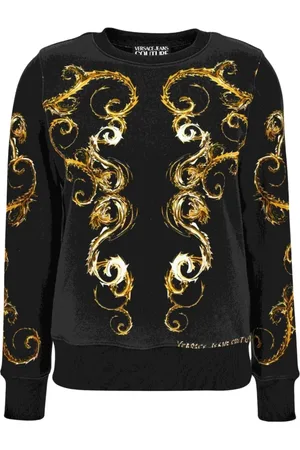 VERSACE Sweathshirts & Hoodies, Dame, Sort, XS, Bomuld, Sweaters