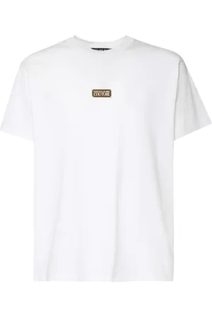 VERSACE Top, Herre, Hvid, XL, T-shirts og Polos