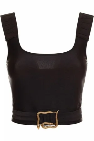 Roberto Cavalli Top, Dame, Sort, 3XS, Uld, Top