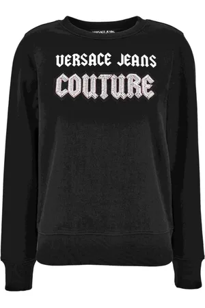 VERSACE Sweathshirts & Hoodies, Dame, Sort, 2XS, Bomuld, Sweaters