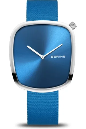 Bering Tilbehør, unisex, Blå, ONE SIZE, Uld, Ur Ocean Pebble MED Ocean Plastik blå 18040-308