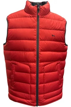 HARMONT&BLAINE Jakke, Herre, Rød, L, Polyester, Omvendbar rød/blå herregilet - XL