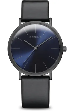 Bering Tilbehør, Dame, Grå, ONE SIZE, Dameur Classic 36 mm Rem Kalveskind 13436-427