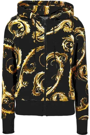 VERSACE Sweathshirts & Hoodies, Dame, Sort, 2XS, Sweaters
