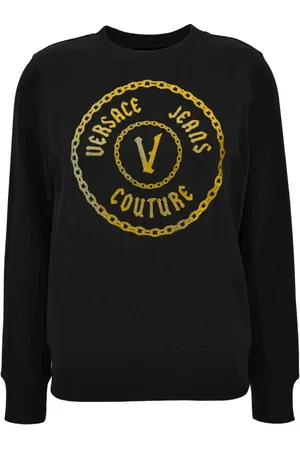 VERSACE Sweathshirts & Hoodies, Dame, Sort, XL, Sweaters