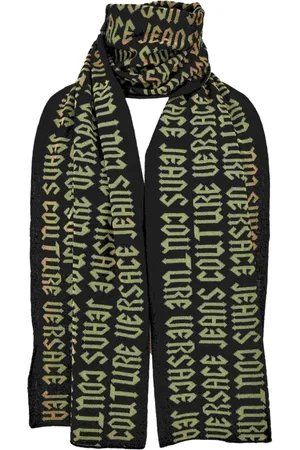 VERSACE Tilbehør, Dame, Sort, ONE SIZE, Læder, Tørklæder