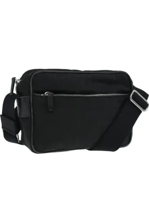 Bvlgari Pre-owned, Dame, Sort, ONE SIZE, Uld, Pre-owned Canvas skuldertasker