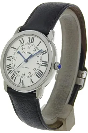 Cartier Pre-owned, Herre, Grå, ONE SIZE, Pre-owned Rustfrit stal watches