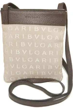 Bvlgari Pre-owned, Dame, , ONE SIZE, Uld, Pre-owned Canvas skuldertasker