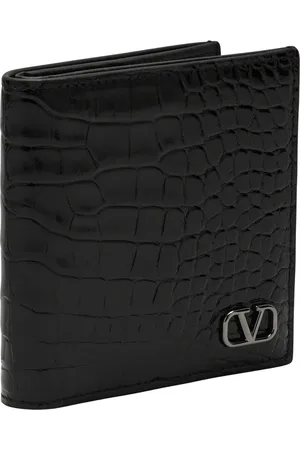 VALENTINO GARAVANI Tilbehør, Herre, Sort, ONE SIZE, Læder, Horisontal pung