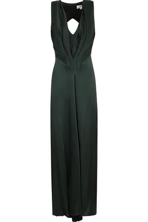 Victoria Beckham Kjole, Dame, Grøn, 3XS, Grøn Kjole Hæv Garderobe Eksklusiv Stil