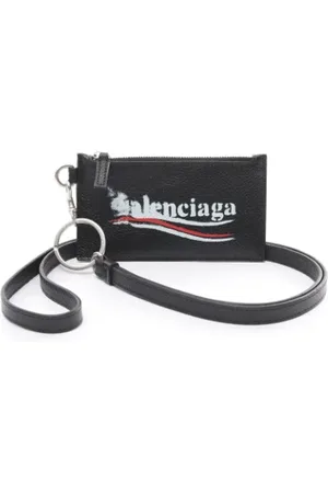 Balenciaga Pre-owned, Herre, Sort, ONE SIZE, Pre-owned Laeder punge