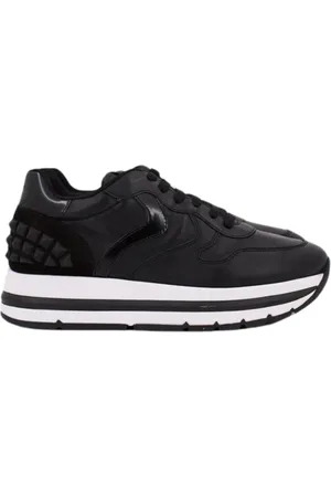 Voile blanche Sko, Dame, Sort, 39 EU, Læder, Sort Læder Sneakers Maran Stil