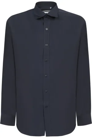 COSTUMEIN Skjorte, Herre, Blå, S, Uld, Blå T-shirt til mænd Aw24