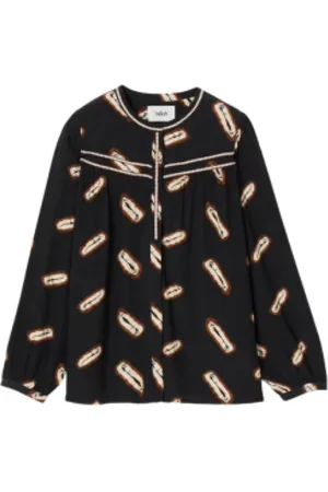 Bash Bluser & Skjorter, Dame, Sort, L, Skjorte med grafisk print og broderi