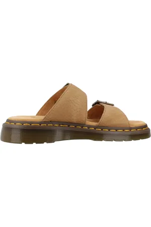 Dr. Martens Sko, Dame, Brun, 40 EU, Klassiske Sliders til Hverdagsbrug
