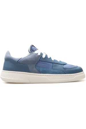 RUN OF Sko, Herre, Blå, 42 EU, Bomuld, Sneakers LOW Cobalto M