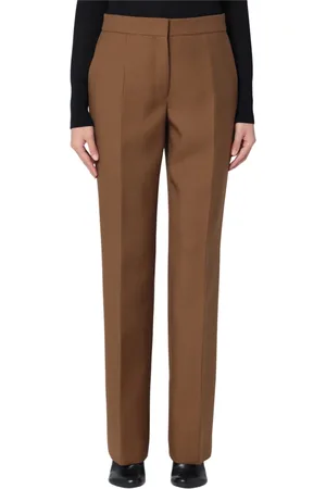 Jil Sander Bukser, Dame, Brun, S, Bomuld, Slim Fit Bukser