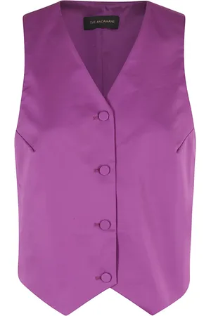 Andamane Jakke, Dame, Lilla, XS, Uld, Stilfuld Pauline Kjole