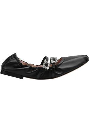 Roger Vivier Sko, Dame, Sort, 40 EU, Spidse Ballerina Flats
