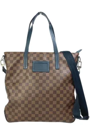 LOUIS VUITTON Pre-owned, Herre, Brun, ONE SIZE, Uld, Pre-owned Stof skuldertasker