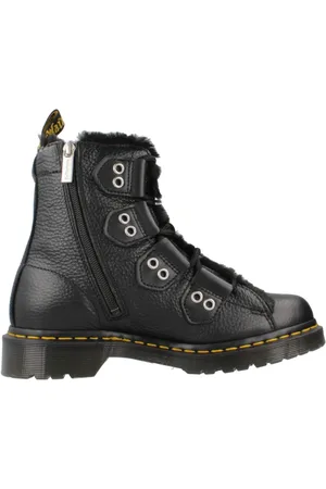 Dr. Martens Sko, Dame, Sort, 38 EU, Læder, Vinterstøvler med LTT FL-stil