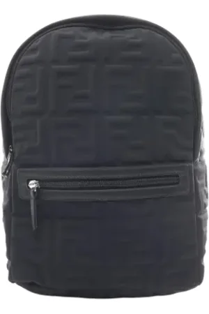 Fendi Pre-owned, Dame, Sort, ONE SIZE, Nylon, Pre-owned nylon fendi-tasker