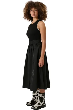 Soulland Nederdel, Dame, Sort, M/L, Polyester, Meir nederdel