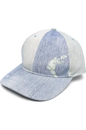 OUR LEGACY Tilbehør, Herre, Blå, ONE SIZE, Denim, Digital Denim Print Ballcap