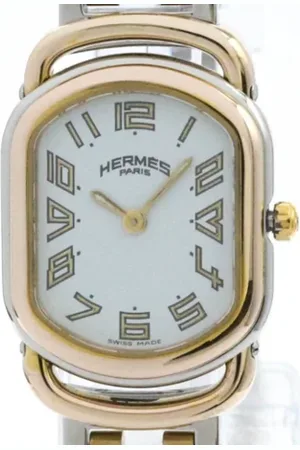 Hermès Pre-owned, Dame, Hvid, ONE SIZE, Pre-owned Rustfrit stal watches