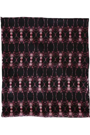 Alexander McQueen Pre-owned, Dame, Sort, ONE SIZE, Uld, Pre-owned Silke trklaeder